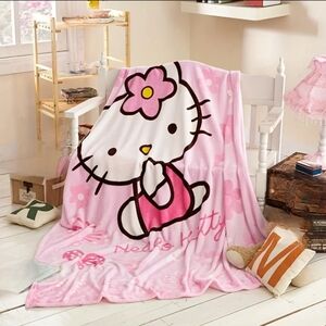 Brand New Hello Kitty Soft Warm Throw Blanket